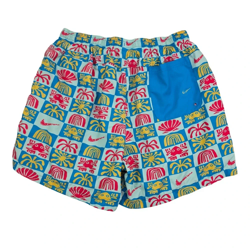 Nike Sportswear Spring Break Woven Flow 6-Inch Shorts Mens XXL Swim Trunks AOP